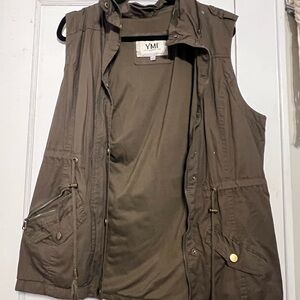 YMI Khaki Utility Vest